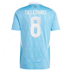 Belgie Youri Tielemans #8 Venkovní Dres ME 2024 Krátký Rukáv